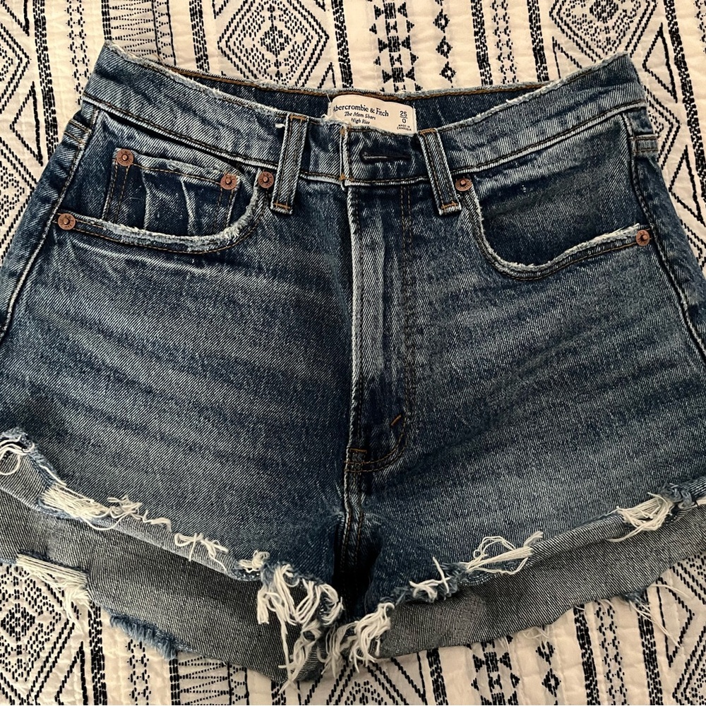 Abercrombie and Fitch cutoff Denim Shorts